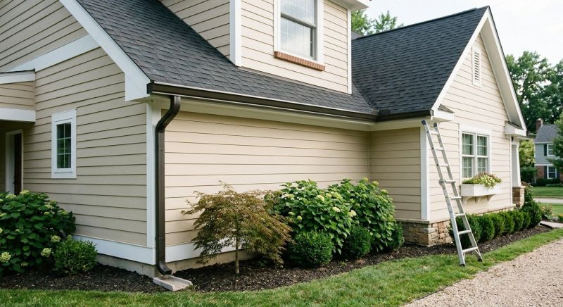 Steel Rain Gutter Installation in Roseville, CA